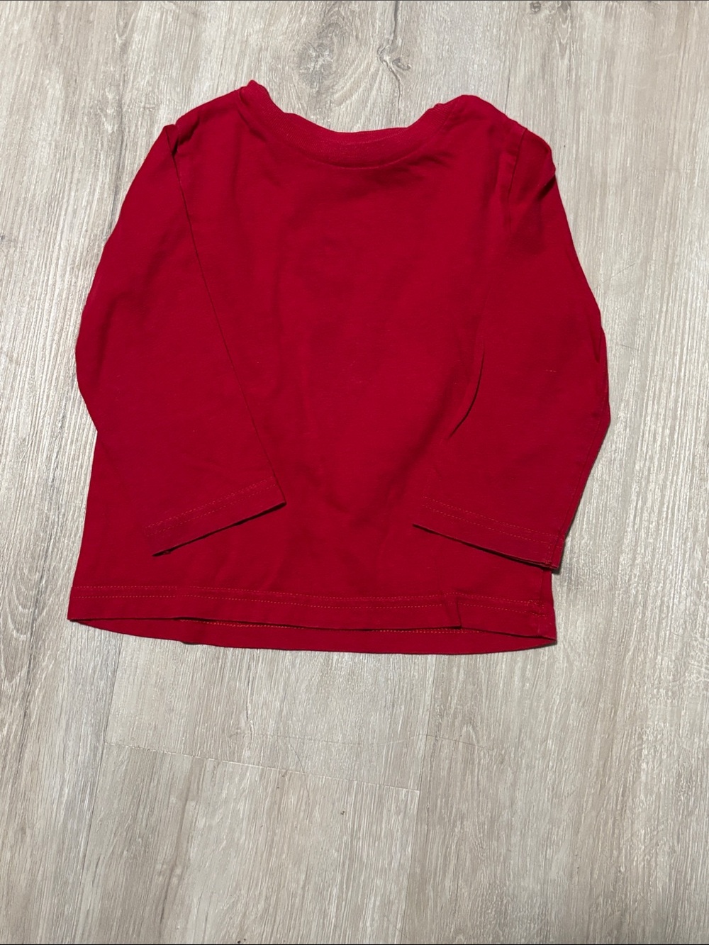 Place Red Long Sleeve Kids Tee